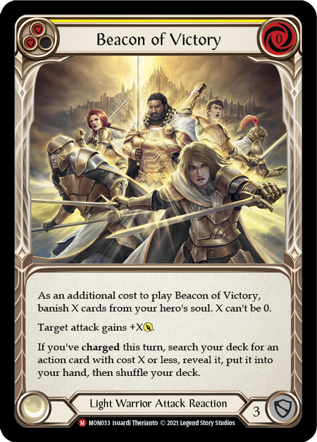 Image of the card for Beacon of Victory (Yellow)