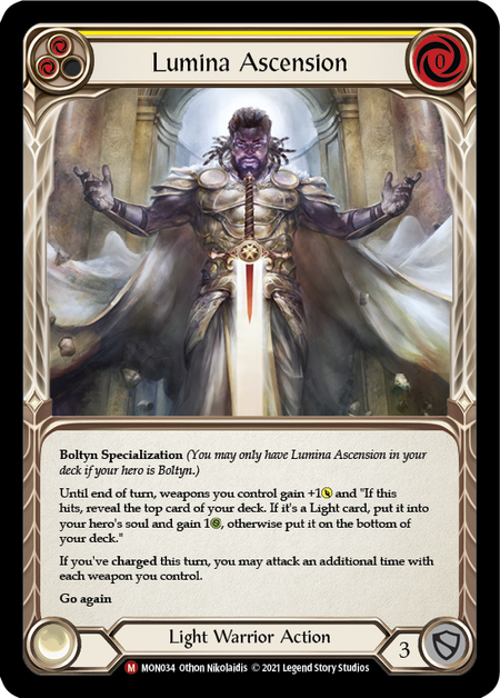 Card image of Lumina Ascension (Yellow)