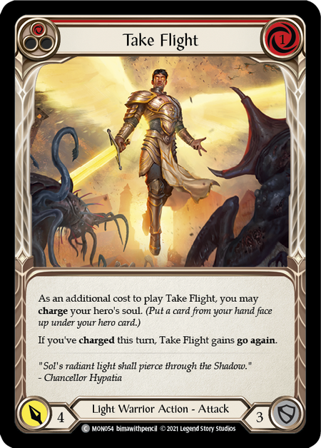 Card image of Take Flight (Red)