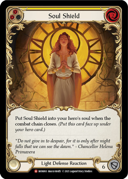 Image of the card for Soul Shield (Yellow)