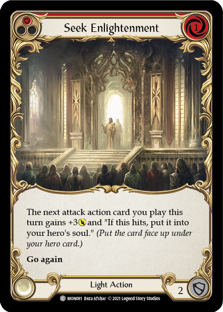 Card image of Seek Enlightenment (Red)