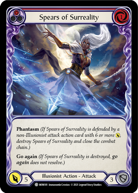 Image of the card for Spears of Surreality (Red)