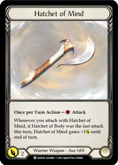 Image of the card for Hatchet of Mind