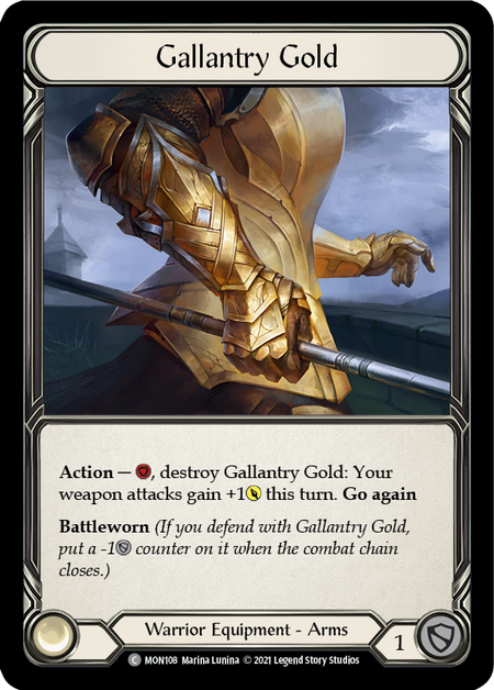 Card image of Gallantry Gold
