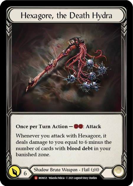 Card image of Hexagore, the Death Hydra