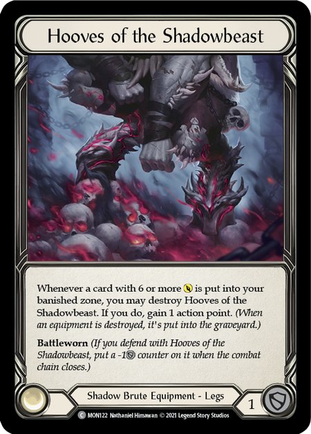 Card image of Hooves of the Shadowbeast