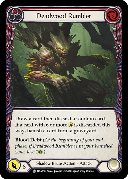 Card image of Deadwood Rumbler (Red)