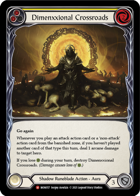 Image of the card for Dimenxxional Crossroads (Yellow)