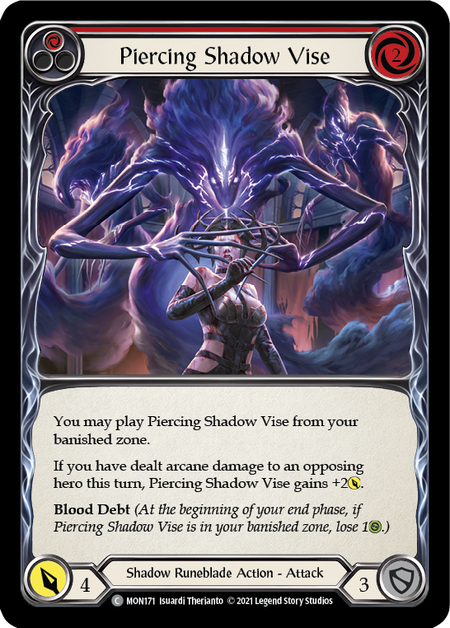 Card image of Piercing Shadow Vise (Red)