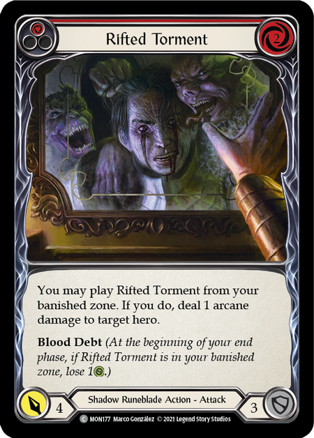 Card image of Rifted Torment (Red)