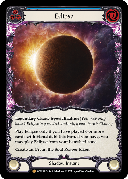 Card image of Eclipse (Blue)