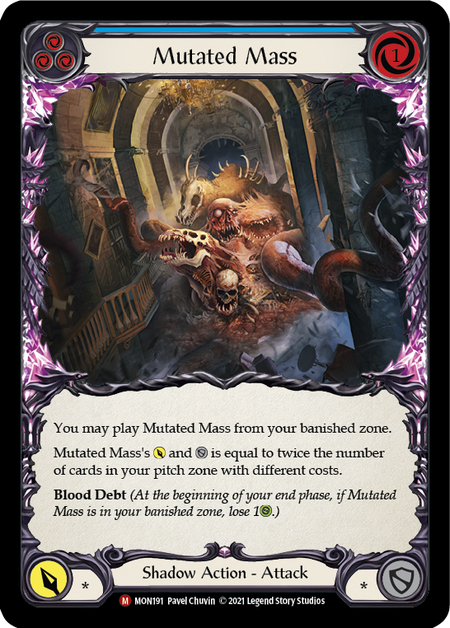 Card image of Mutated Mass (Blue)