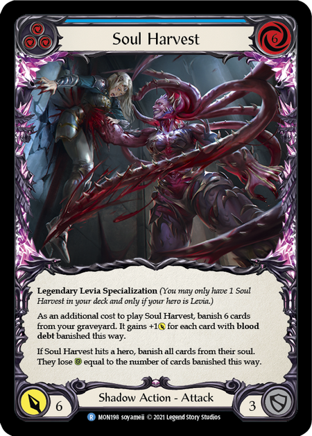 Image of the card for Soul Harvest (Blue)