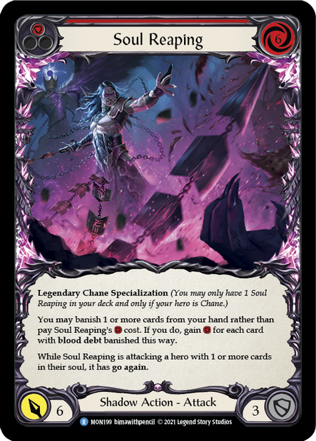 Card image of Soul Reaping (Red)