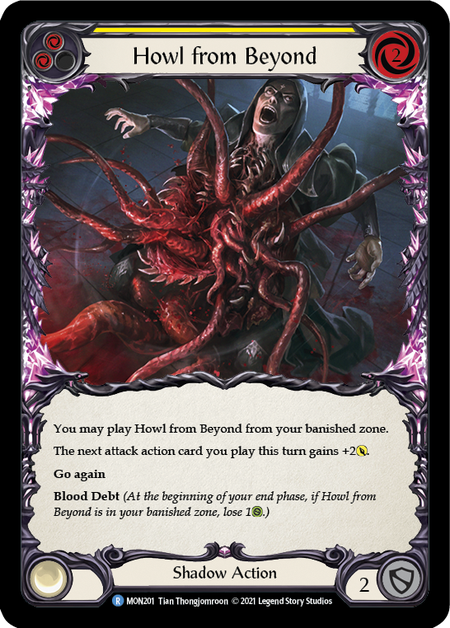 Image of the card for Howl from Beyond (Yellow)