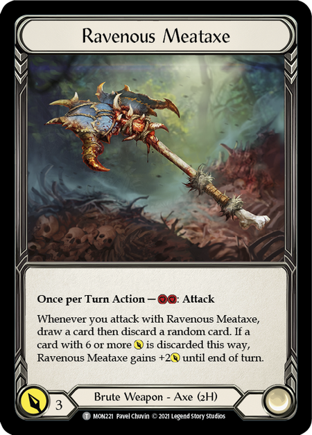 Card image of Ravenous Meataxe