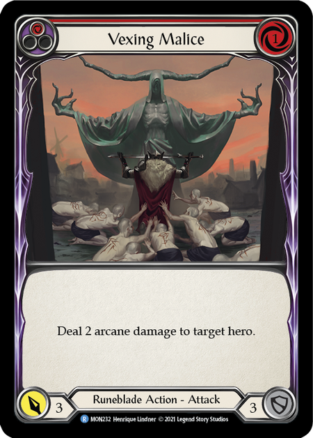 Card image of Vexing Malice (Red)