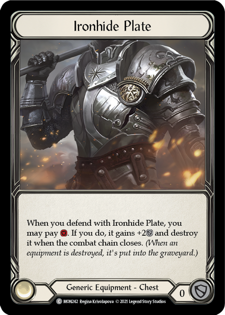 Image of the card for Ironhide Plate