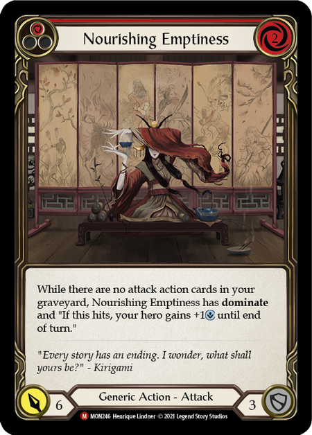 Image of the card for Nourishing Emptiness (Red)