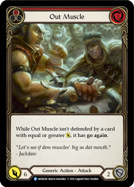 Image of the card for Out Muscle (Red)