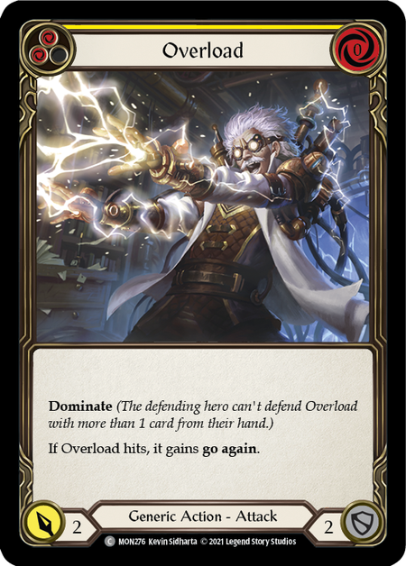 Image of the card for Overload (Yellow)