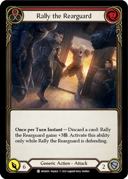 Card image of Rally the Rearguard (Red)