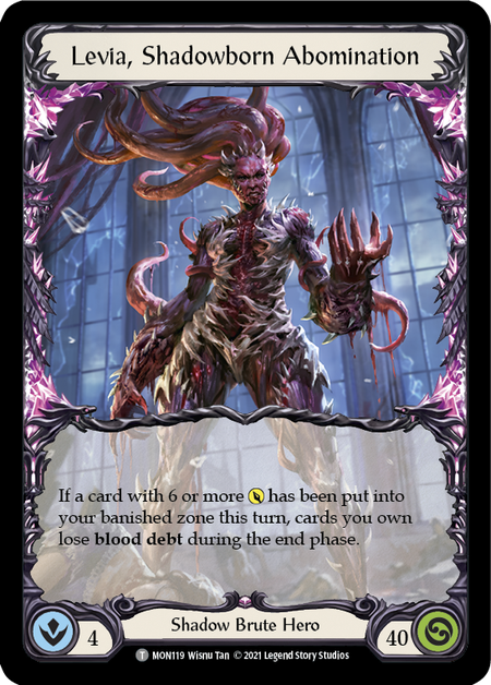 Card image of Levia, Shadowborn Abomination