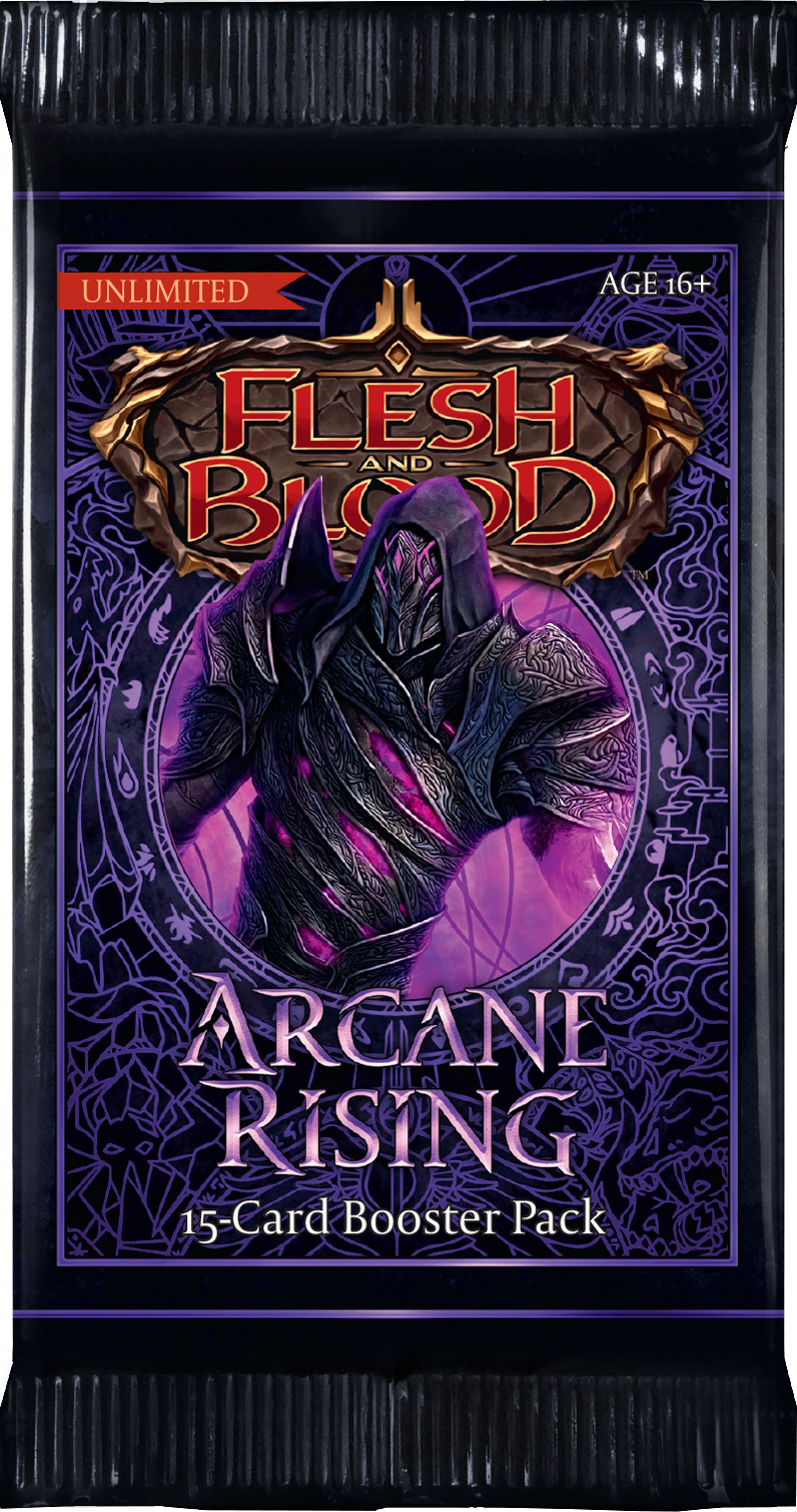 First Flesh and Blood Arcane Rising 1st Edition Alpha Booster Pack Azalea Art 