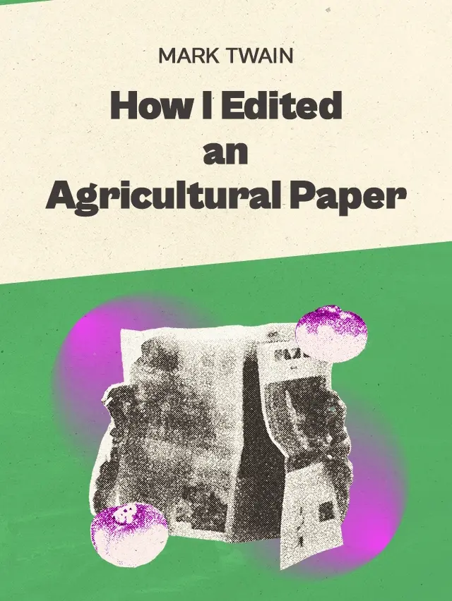 How I Edited an Agricultural Paper cover