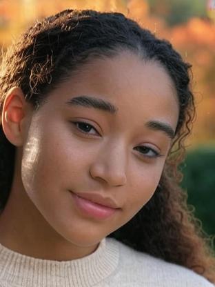 Amandla Stenberg — celebrity look-alike to Alisha Wainwright