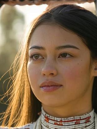 Amber Midthunder — celebrity look-alike to Tiya Sircar