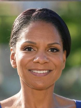 Audra McDonald — celebrity look-alike to Sherri Saum