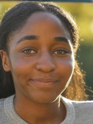 Ayo Edebiri — celebrity look-alike to Simone Biles