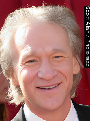 Bill Maher — celebrity look-alike to Peter Davison