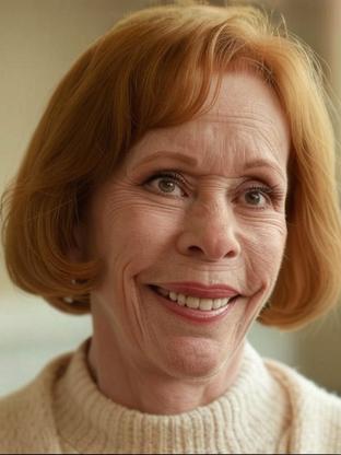Carol Burnett — celebrity look-alike to Rita Moreno