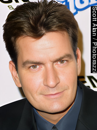 Charlie Sheen — celebrity look-alike to Nathan Fillion