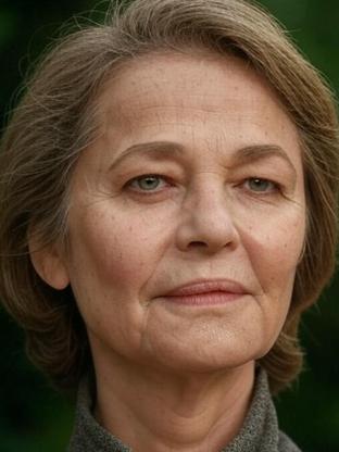 Charlotte Rampling — celebrity look-alike to Kerry Fox