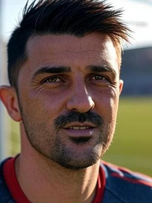 David Villa — celebrity look-alike to Michael Phelps