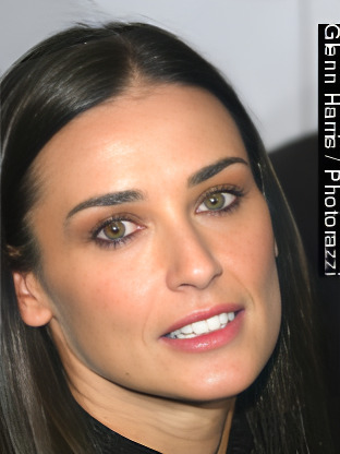 Demi Moore — celebrity look-alike to Rumer Willis