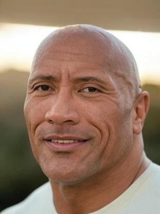 Dwayne Johnson — celebrity look-alike to Barack Obama