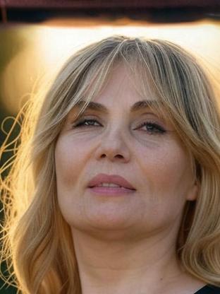 Emmanuelle Seigner — celebrity look-alike to Radha Mitchell