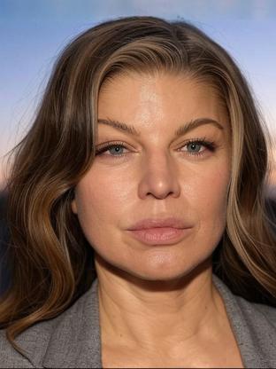 Fergie — celebrity look-alike to Ellen Pompeo