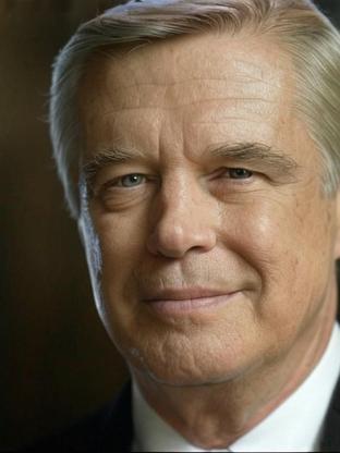 George Peppard — celebrity look-alike to Fred MacMurray