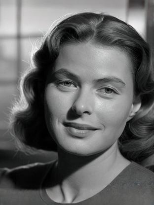 Ingrid Bergman — celebrity look-alike to Donna Reed