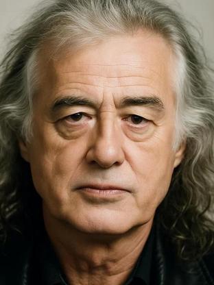Jimmy Page — celebrity look-alike to Powers Boothe