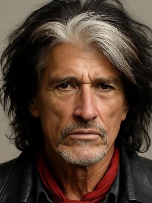 Joe Perry — celebrity look-alike to Neil Gaiman