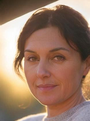 Lisa Zane — celebrity look-alike to Faye Marsay