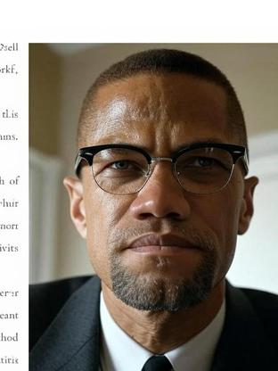 Malcolm X — celebrity look-alike to Barack Obama