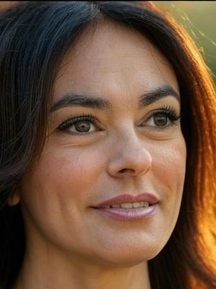 Maria Grazia Cucinotta — celebrity look-alike to Teri Hatcher