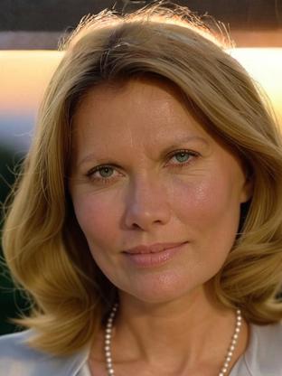 Maud Adams — celebrity look-alike to Melissa Gilbert